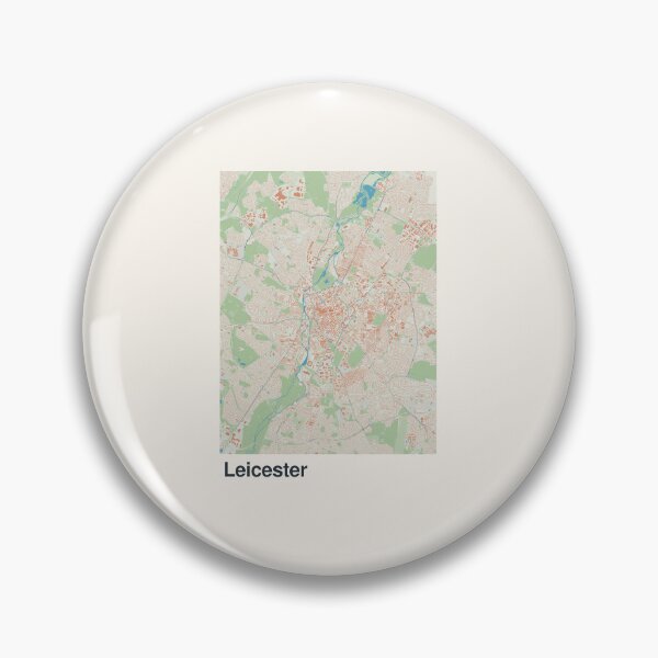 Item preview, Mapa minimalista de Leicester designed and sold by MapsNerd.