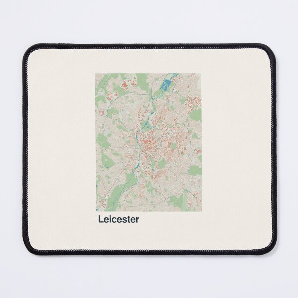 Item preview, Leicester Minimalistic Map Art designed and sold by MapsNerd.