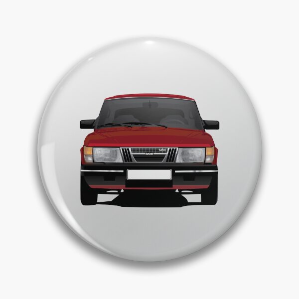 Item preview, SAAB 900 Turbo illustration red designed and sold by knappidesign.