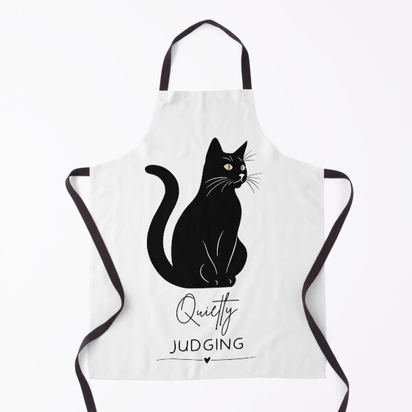 Item preview, Quietly Judging Black Cat Funny Design designed and sold by FlareCraftStudio.