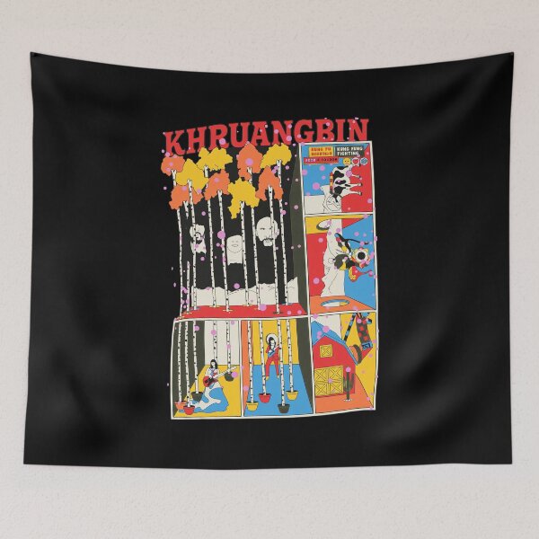 Item preview, Khruangbin Multi Panel Psychedelic Art designed and sold by ChynaBeaty.