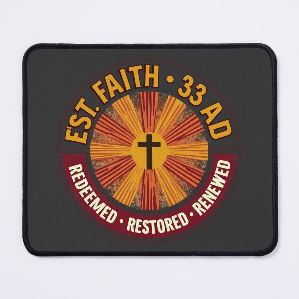Item preview, Faith 33 AD Cross Redeemed Restored Renewed designed and sold by NicolasGlowArt.