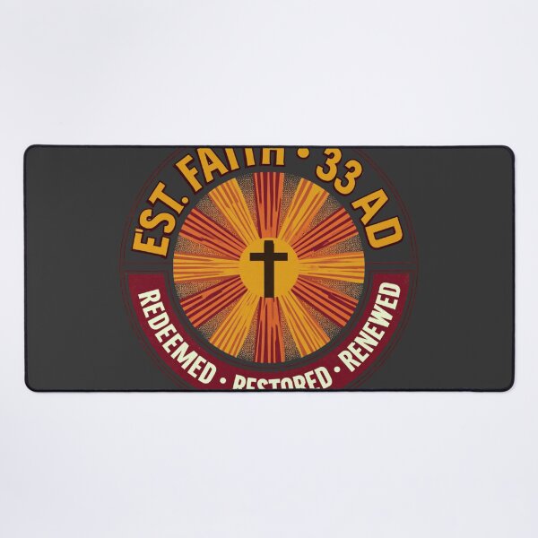 Item preview, Faith 33 AD Cross Redeemed Restored Renewed designed and sold by NicolasGlowArt.