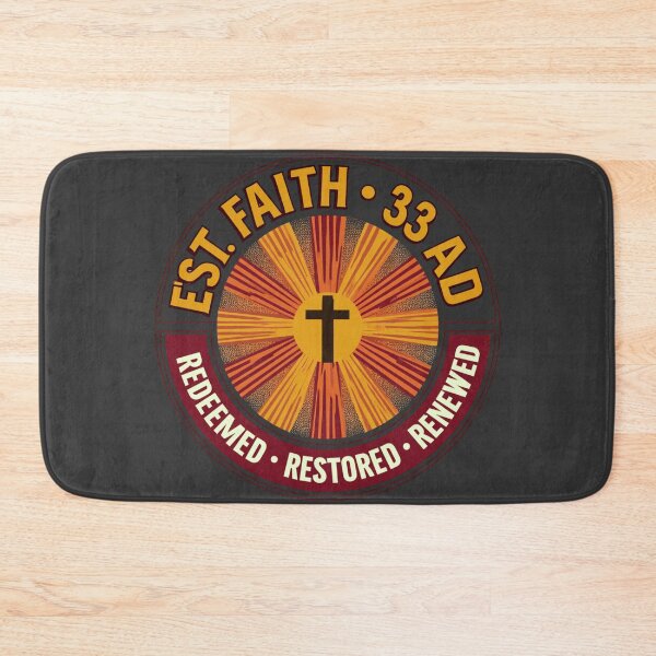 Item preview, Faith 33 AD Cross Redeemed Restored Renewed designed and sold by NicolasGlowArt.