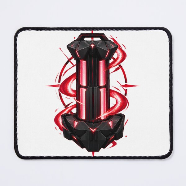 Item preview, Futuristic Red and Black Tactical Gaming Spike Device Design Inspired by Valorant designed and sold by Denihw.