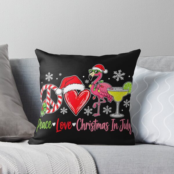 Item preview, Peace Love Christmas in July Flamingo Christmas in July designed and sold by bandom557.