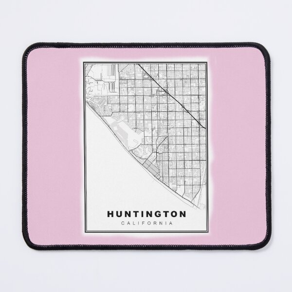 Item preview, Minimalist Huntington Beach Map designed and sold by Tamas Das.