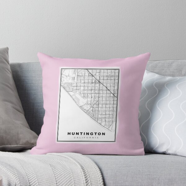 Item preview, Minimalist Huntington Beach Map designed and sold by Tamas Das.
