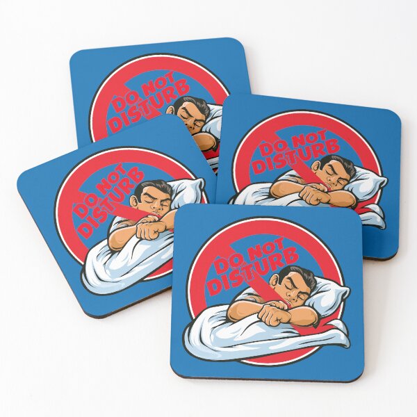 Item preview, Do Not Disturb Sleeping Man Design designed and sold by RichardRags.