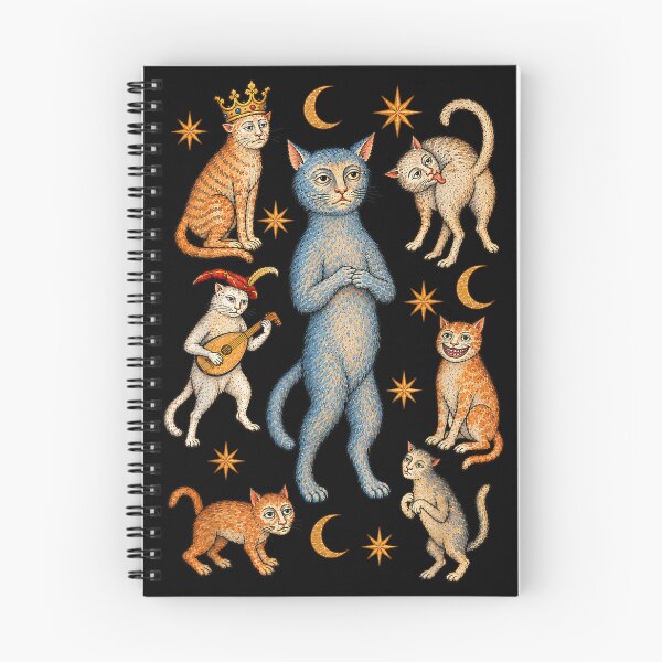 Item preview, Funny Medieval Cats Renaissance Middle Ages Vintage Artwork Cat Lover  designed and sold by MidzzSky.