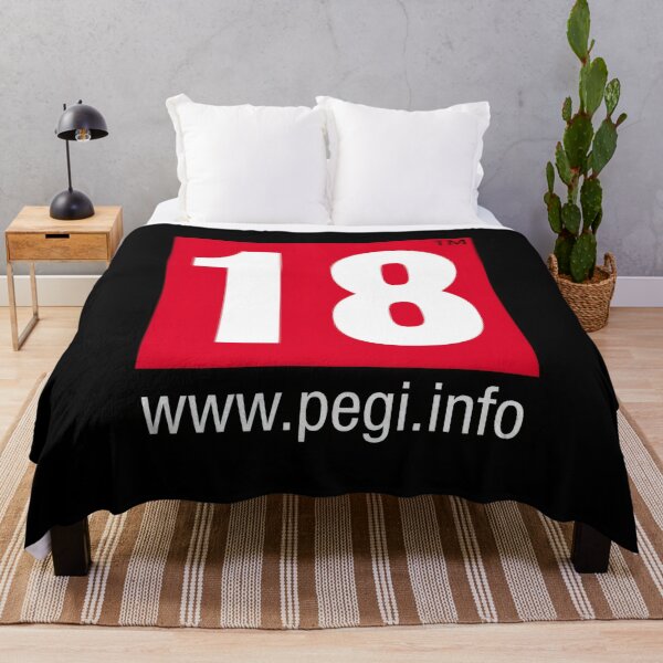 Item preview, Mature Content 18+ Gaming Icon - Minimalist Red Square Badge Poster designed and sold by Billy Morfo™.