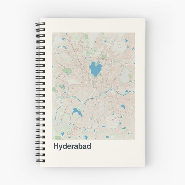 Item preview, Hyderabad Minimalistic Map Art designed and sold by MapsNerd.