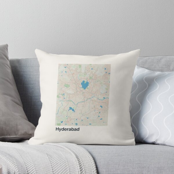 Item preview, Hyderabad Minimalistic Map Art designed and sold by MapsNerd.