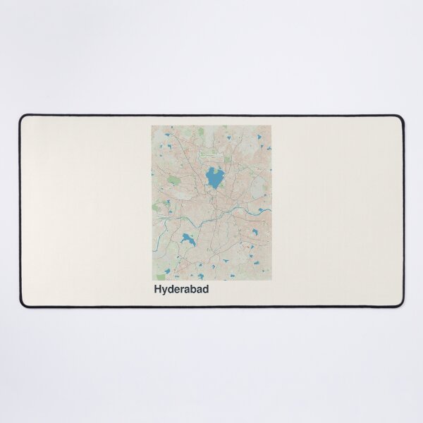 Item preview, Hyderabad Minimalistic Map Art designed and sold by MapsNerd.