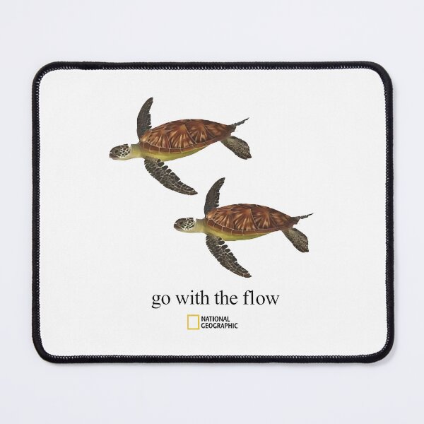 Item preview, Vintage National Geographic Turtle - Go With The Flow Graphic Turtle  designed and sold by Ibrahimott.