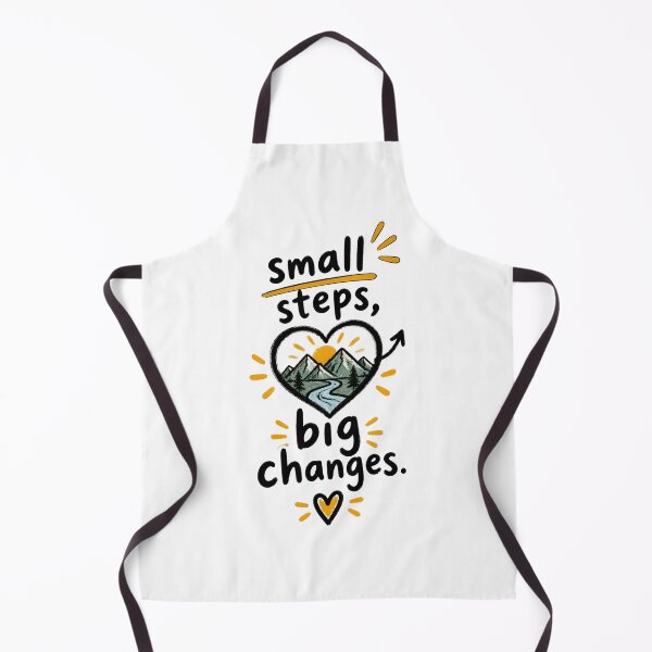 Item preview, Small Steps Big Changes Motivational Quote Minimalist Typography Design for Inspiration and Growth designed and sold by Denihw.