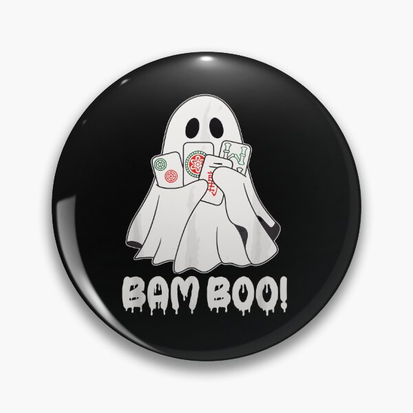 Item preview, Halloween Mahjong Ghost Bam Boo Spooky designed and sold by huyongton.