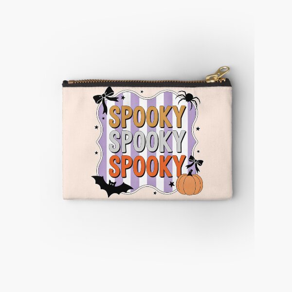 Aperçu de l'œuvre Retro Spooky Spooky Spooky Halloween Typography Clipart créée et vendue par zozo-shop.