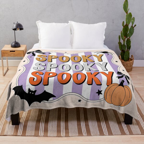 Item preview, Retro Spooky Spooky Spooky Halloween Typography Clipart designed and sold by zozo-shop.