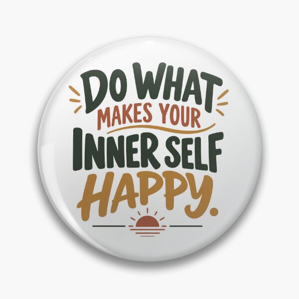 Item preview, Do What Makes Your Inner Self Happy – Motivational Positive Quote designed and sold by Lovestickerco.