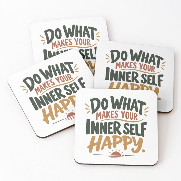 Item preview, Do What Makes Your Inner Self Happy – Motivational Positive Quote designed and sold by Lovestickerco.