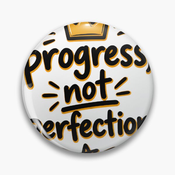 Item preview, Progress Not Perfection Motivational Handwritten Quote Design for Inspiration and Growth designed and sold by Denihw.
