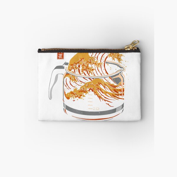 Item preview, Elan Harris The Great Wave of Coffee T-Shirt - Unisex-Adults, Black, Small designed and sold by Othinus.