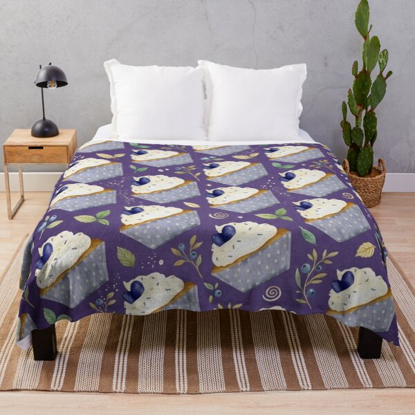 Item preview, Watercolor Blueberry Purple Background designed and sold by ShivCraftStudio.