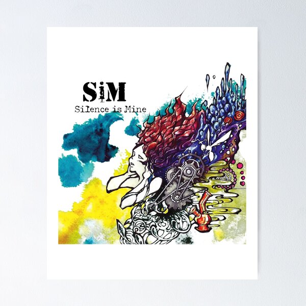 Item preview, SiM Silence iz Mine Band Album Art designed and sold by ChynaBeaty.