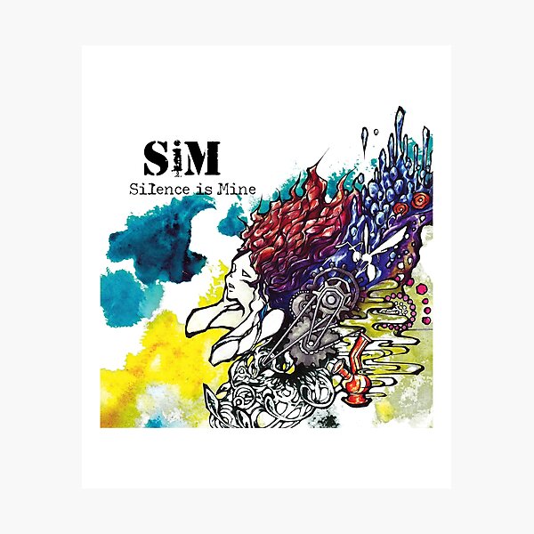 Item preview, SiM Silence iz Mine Band Album Art designed and sold by ChynaBeaty.