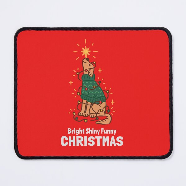 Item preview, Golden Retriever looking up tangled in Christmas Tree Lights designed and sold by monkik.