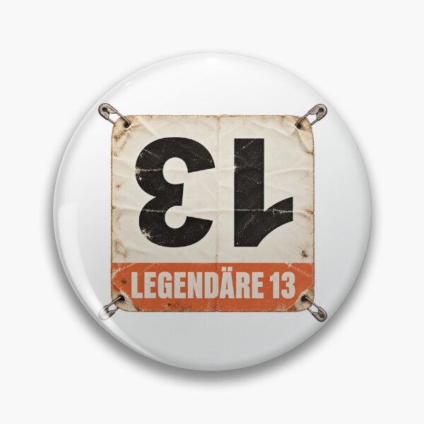 Item preview, Starting number 13, cycling race designed and sold by RennradKunst.