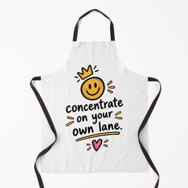 Item preview, Minimal Motivational Quote Design - Concentrate on Your Own Lane with Doodle Style designed and sold by Denihw.