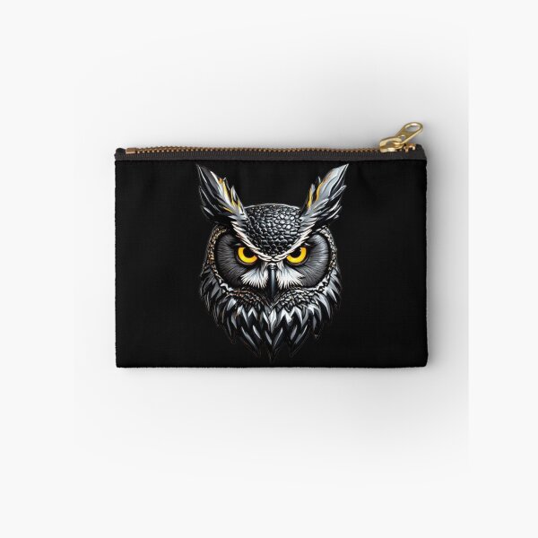 Item preview, Cybernetic Owl - Titanium Armor & Carbon Fiber Techwear Emblem designed and sold by Shift-Bloom.