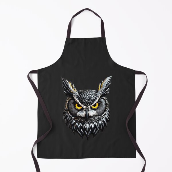 Item preview, Cybernetic Owl - Titanium Armor & Carbon Fiber Techwear Emblem designed and sold by Shift-Bloom.