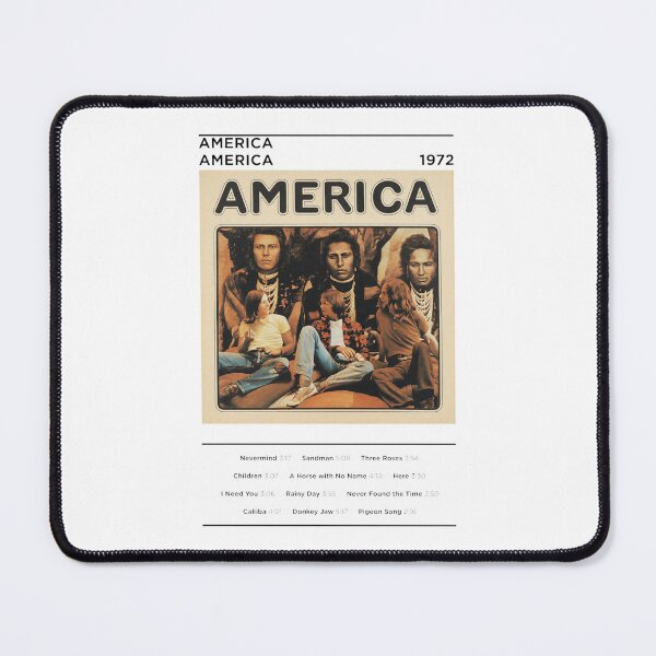 Item preview, America 1972  Rock Album Cover designed and sold by ChynaBeaty.