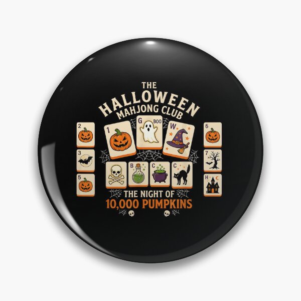 Item preview, Halloween Mahjong Time Spooky Mahjong Tiles With The designed and sold by huyongton.