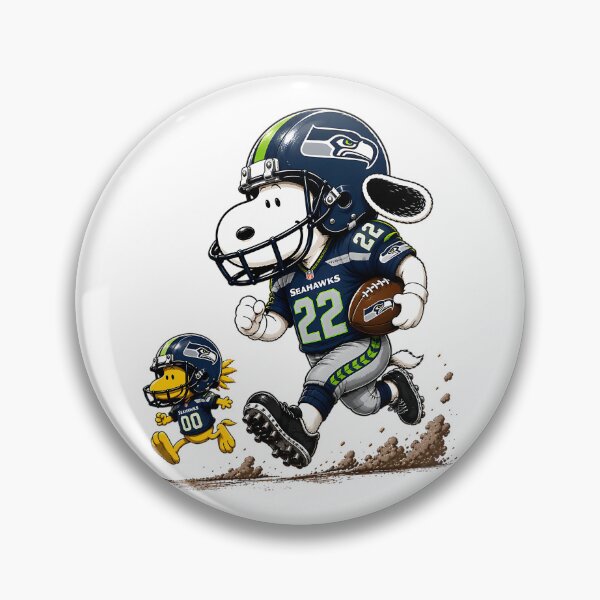 Item preview, Seattle Seahawks Snoopy Woodstock Players Football Team designed and sold by PlayfuCritters.