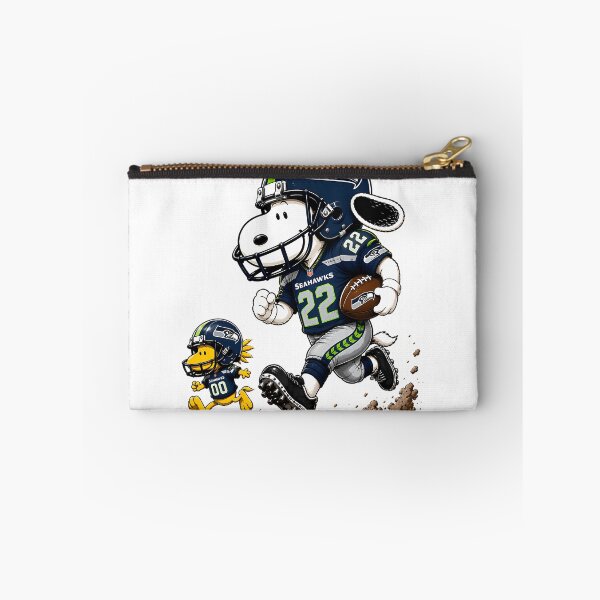 Item preview, Seattle Seahawks Snoopy Woodstock Players Football Team designed and sold by PlayfuCritters.