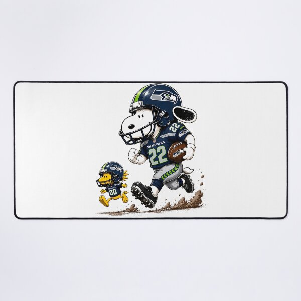 Item preview, Seattle Seahawks Snoopy Woodstock Players Football Team designed and sold by PlayfuCritters.