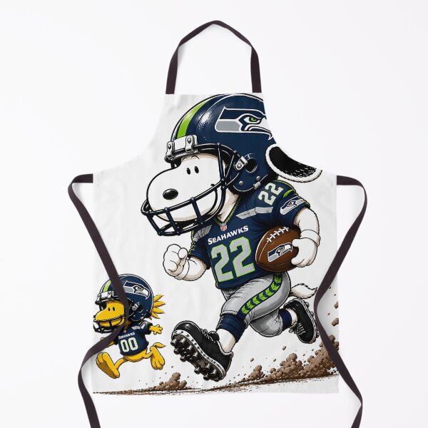 Item preview, Seattle Seahawks Snoopy Woodstock Players Football Team designed and sold by PlayfuCritters.
