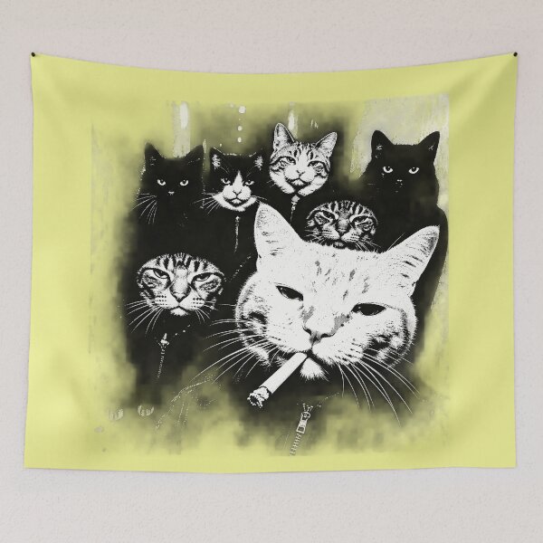 Item preview, Funny Gangster Cat designed and sold by BURRITO-Blog.