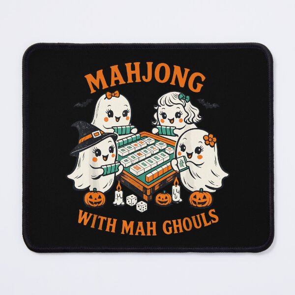 Item preview, Halloween Mahjong With Mah Ghouls Tile Player Spooky Season designed and sold by huyongton.