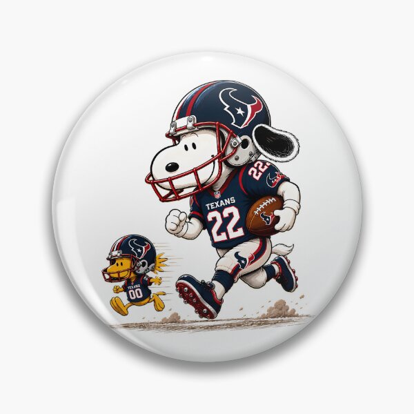 Item preview, Players Football Team Houston Texans Snoopy designed and sold by PlayfuCritters.