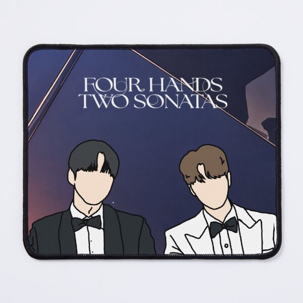 Item preview, Four Hands Two Sonatas Song Kang Lee Jun-young Kdrama fanart designed and sold by LUVUBL.