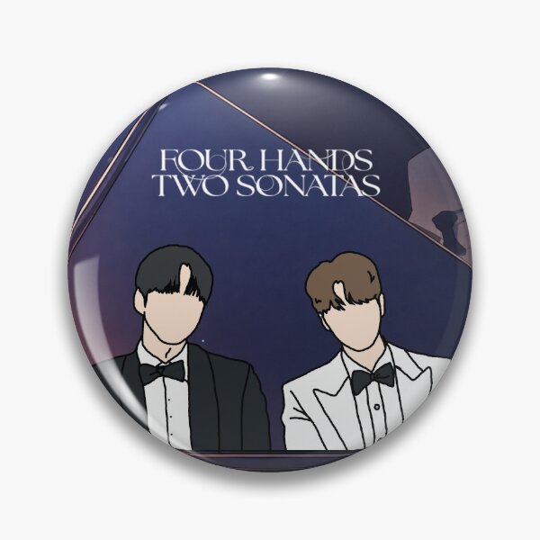 Item preview,  Four Hands Two Sonatas Song Kang Lee Jun-young Kdrama fanart designed and sold by LUVUBL.