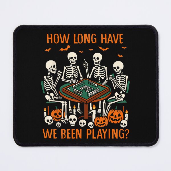 Item preview, Halloween Vibes Mahjong Lover How Long Have We Been Playing designed and sold by huyongton.