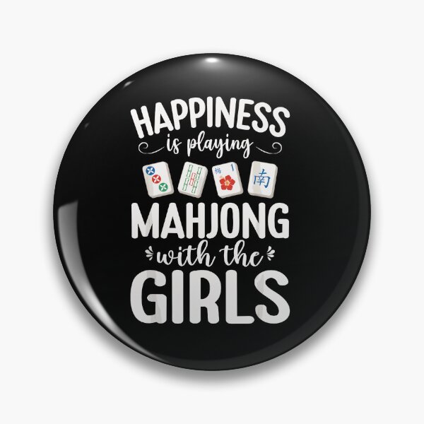 Item preview, Happiness Is Playing Mahjong With The Mah Jongg Player designed and sold by huyongton.