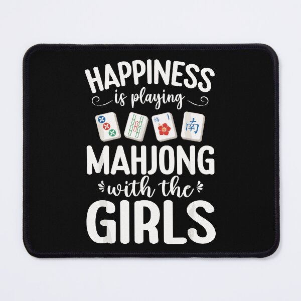 Item preview, Happiness Is Playing Mahjong With The Mah Jongg Player designed and sold by huyongton.