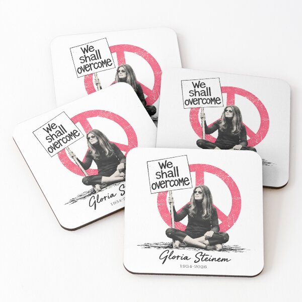 Item preview, Gloria Steinem - Gloria Steinem Memorial - Feminist Quote - Feminist Icon - We Shall Overcome Feminist designed and sold by FrancesRobb.